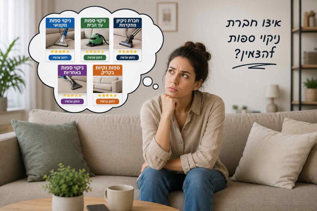 איך לבחור חברת ניקוי ספות בשנת 2026